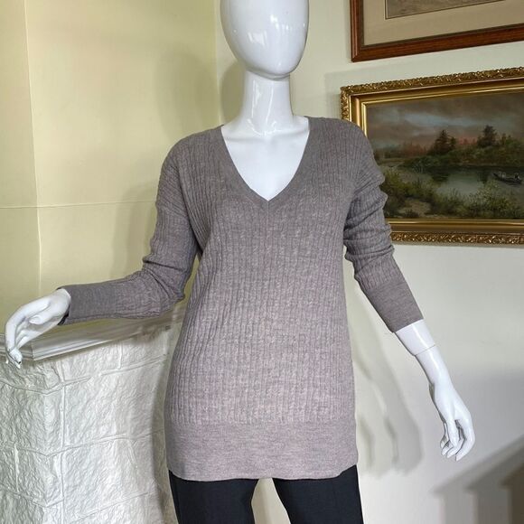 NWOT Cynthia Rowley 100% Merino Wool Cable Knit Sweater - Picture 1 of 14